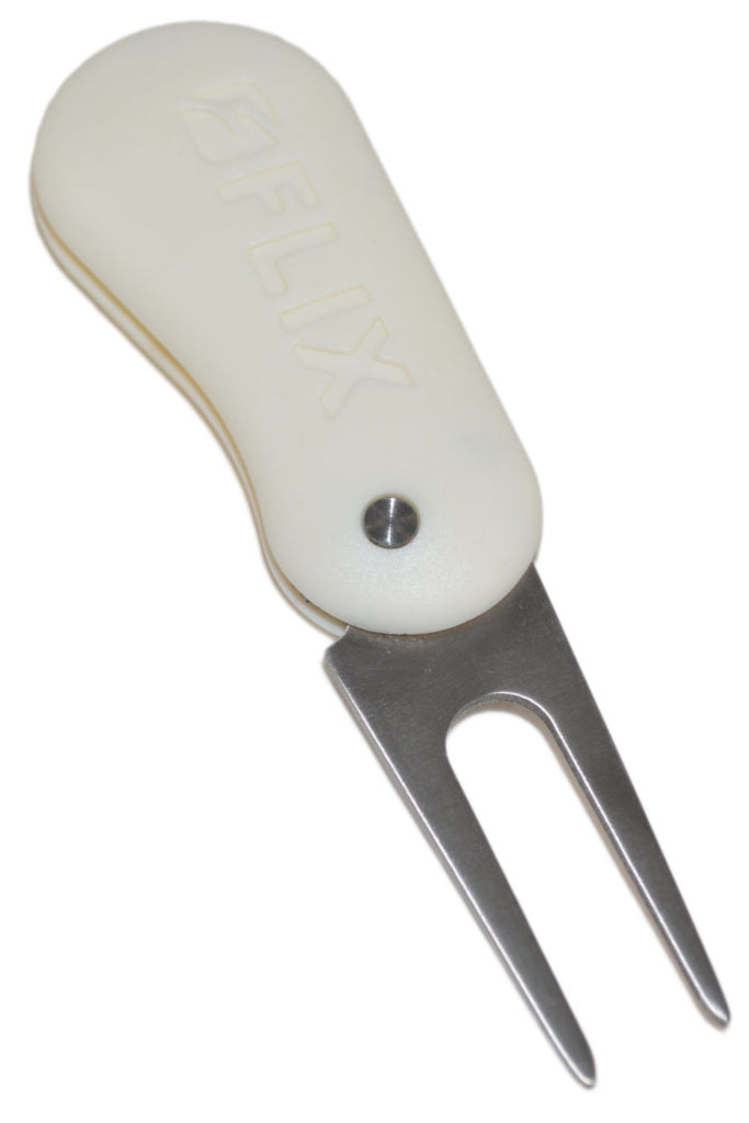 White Flix Lite Pitch Mark Repair Tool & Marker